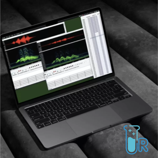 Phone not included An image of a laptop featuring the Kaleidoscope Pro Analysis Software